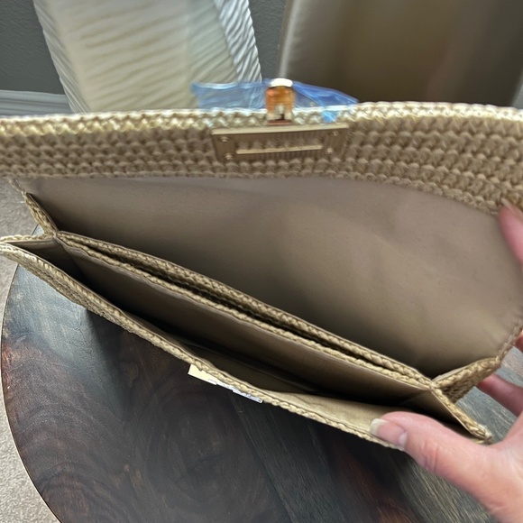 Envelope Straw Clutch Bag NWT - Picture 8 of 9